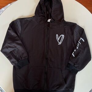 SHEIN Large Black Puffer Jacket with Hooded Design